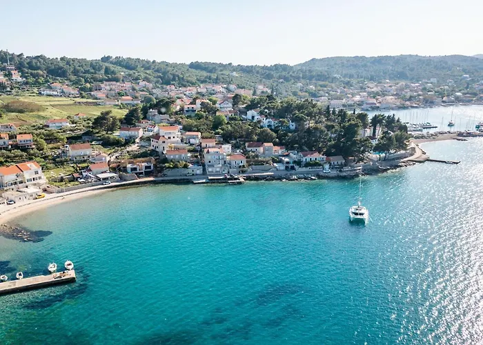 Nikolina Lu - Two-bedroom With Terrace Appartement Lumbarda